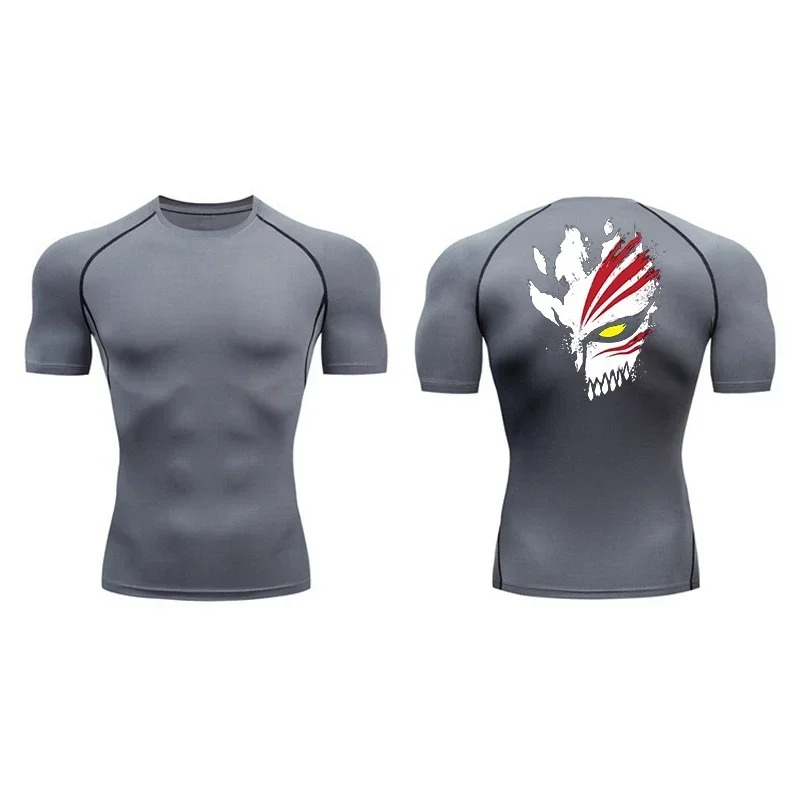 Base Layer Top - قميص رياضي قصير الأكمام سريع الجفاف
