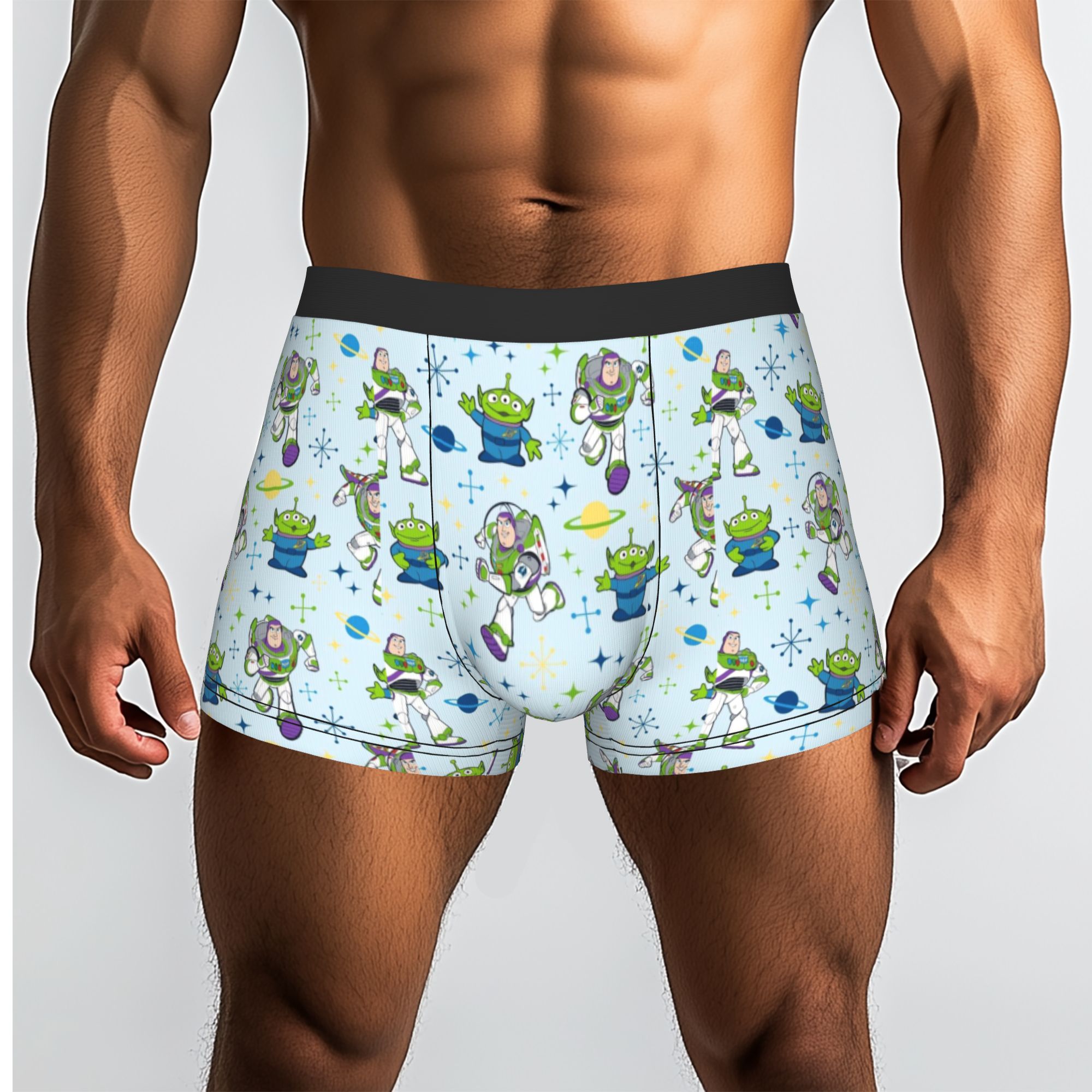 Boxer Shorts Modal - ملابس داخلية رجالية مخصصة بتصميم كرتوني،