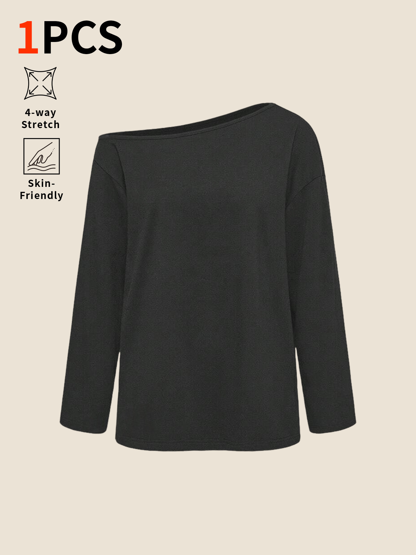 بلوزة بأكمام طويلة ولون واحد و - مراجعة Base Layer Top وسعره