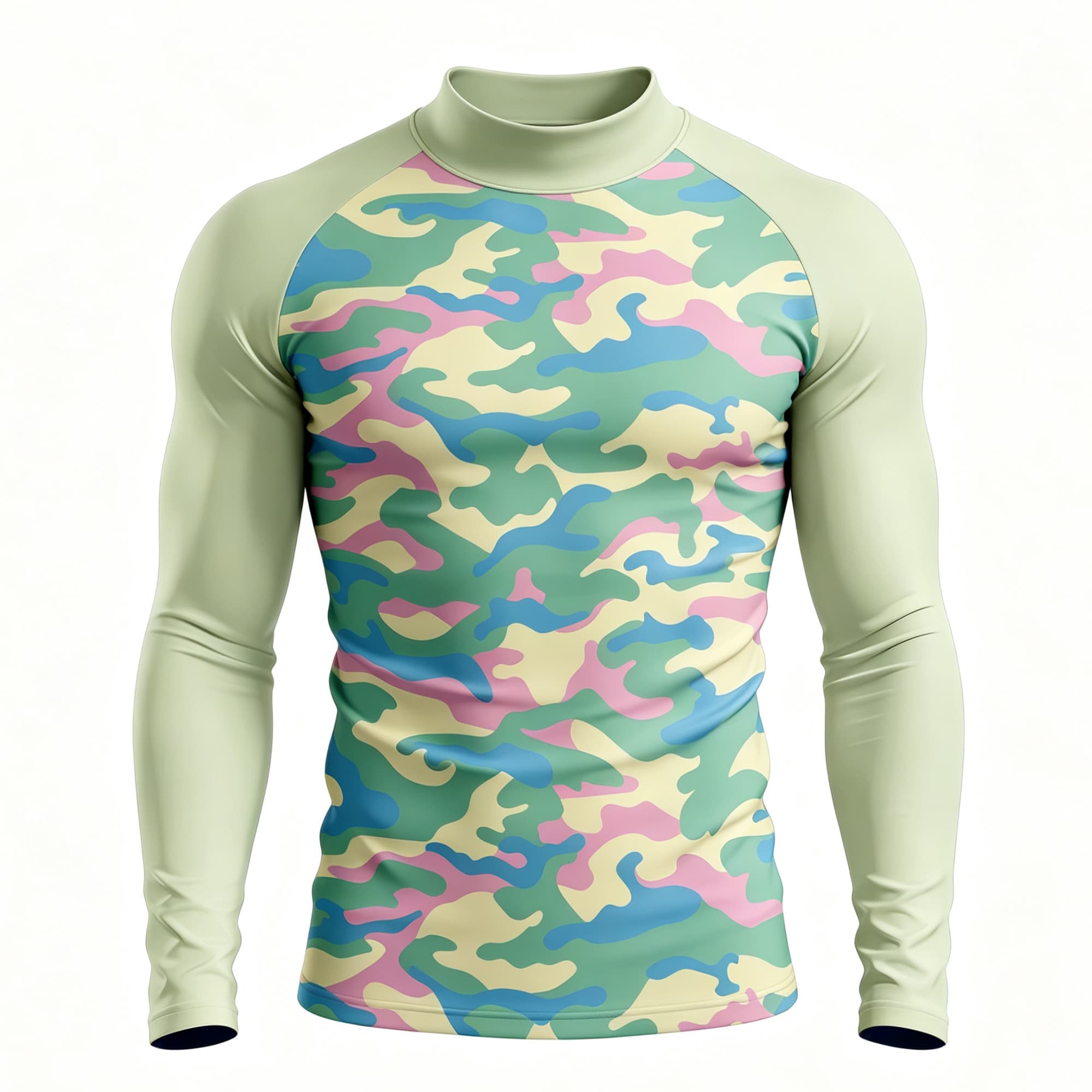قميص رجالي بطبعة التمويه بألوا - مراجعة Base Layer Top وسعره